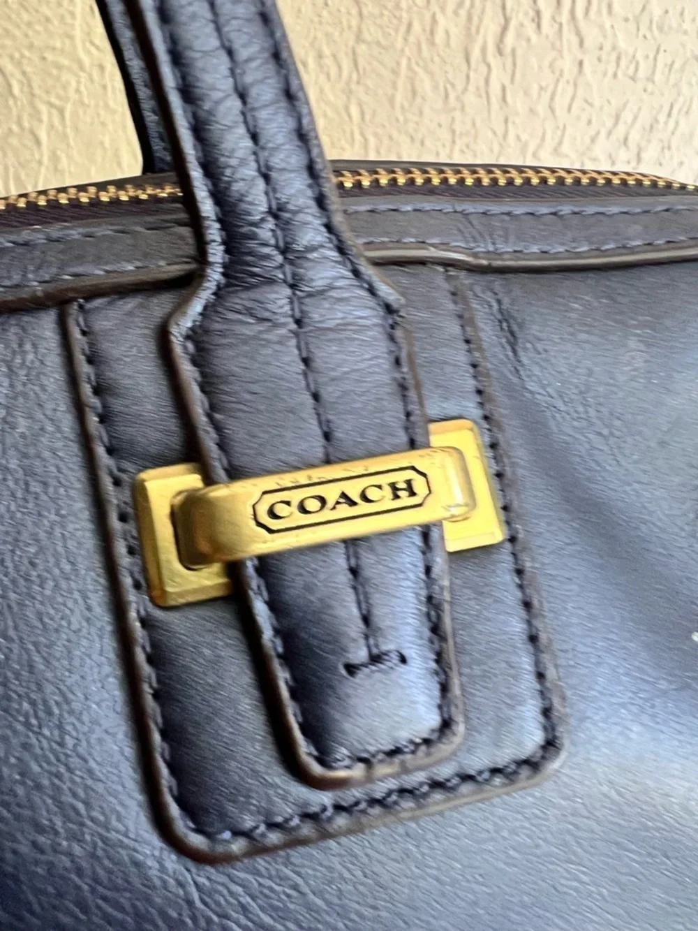 Coach Taylor Leather Satchel/Crossbody Bag - Picture 12 of 13